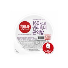 햇반 귀리흑미곤약밥, 150g, 9개