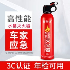 자동차 소화기 자가용 트럭 용품 블랙 테크놀로지 실용 유물 자율 주행 여행 장비, [01] 수성소화기 1병 (3C인증 및 연간검사 가능)
