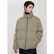 23SS [Magnum Goose] 카키 단색 구스다운 패딩점퍼 WYJU3A001K2