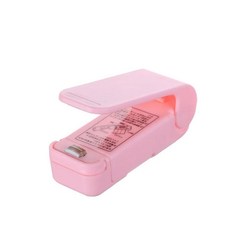 열 밀봉기 플라스틱 보관 가방 클립 미니 밀봉 기계 스티커 음식, 3.pink, 1개