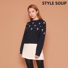 플라워 모티브 스웨터(SWCLKE6)