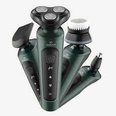 차량용 휴대용 면도기 충전식 전기 ZK30 9D다기능 자동차 USB 세척 4931EA63, 주황색, 1개