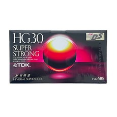 비디오테이프 TDK HG-30 1개 30분 공테이프