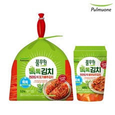 [풀무원] 톡톡 전라도식 포기김치3.2kg + 톡톡 전라도식 썰은김치 400g, 단품