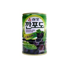 삼포 깐포도 400g /s/ 과일캔, 1개