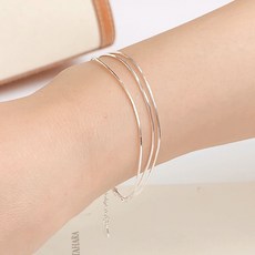 실버925뱀줄팔찌