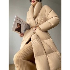 루즈핏 롱패딩 명품 30대 예쁜 칼라 다운재킷 여성용