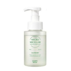 해피바스 마이크로미셀라 모이스처 솝베리 버블폼 300ml
