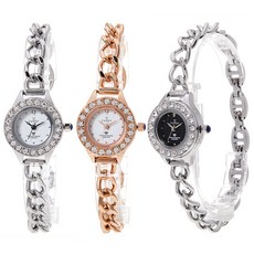 탠디 다이아몬드 여성 메탈 시계 DIA-4038 WH RG BK