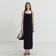 던스트 LONG LEAN SLEEVELESS DRESS NAVY_UDDR4B225N2