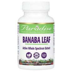 파라다이스허브 바나바잎 60캡슐 바나바리프 Banaba Leaf