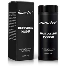 IMMETEE 헤어 볼륨 파우더 하루 종일 헤어 소프트 &amp; 솜털 유지 메시지 없음 더스트 잇 헤어 뿌리 리프팅 파우더 10g, 1