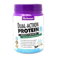 Bluebonnet 풀 먹인 소 26g의 단백질로 만든 블루보넷 영양 이중 작용 단백질 분말 why는 설탕 첨가 없, 상세 설명 참조0, 상세 설명 참조0