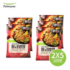 [KT알파쇼핑]풀무원 황금밥알 볶음밥 새우&amp;갈릭 2인분 x 5봉 (10인분), 단일상품_기타_상세페이지참조, 5개, 420g