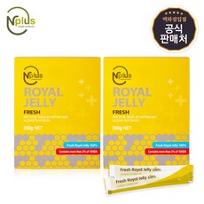[마더네스트] 엔플러스 생로얄젤리 원액 100% 5g x 60포 2박스 (4개월분), 300g
