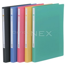 문화 PP펀치레스화일(F431-7/A4/좌철/청색), 청색, 1개