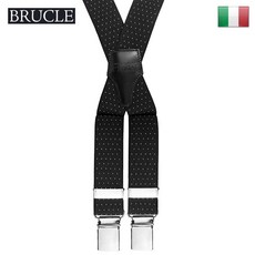 [부르끌레] 이태리 직수입 명품 멜빵 X자형 BLACK DOT - X36CJPSNR
