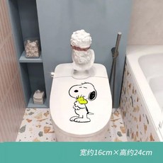 스누피 변기 스티커 욕실 커버 벽 홈 데코 액세서리 10050064311823001, snoopy 8