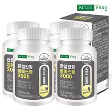 [건국유업] 관절건강 엠에스엠 2000 120정x4개(8개월), 120정,