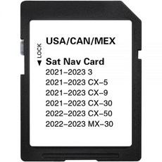 Maz 3 CX-5 CX-30 CX-9 CX-50 MX-30 2021-2023용 업그레이드된 GPS 내비게이션 SD 카드 미국CANMEX의 최신 지도 데이터 내장, Maz 3 CX-5 CX-30 CX-9 CX-50 MX