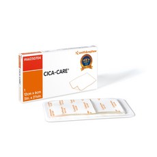 시카케어 실리콘 젤 시트 6cmx12cm / 실리콘 겔 시트 / 제왕절개 / 흉터밴드 / CICA-CARE, 1개