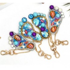 실십자수열쇠고리