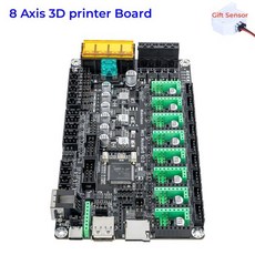 MKS- 8 v2 마더보드 32 비트 컨트롤러 메인 보드 3D 프린터 Voron VS Spider octos용 8 축 제어 카드, 1개