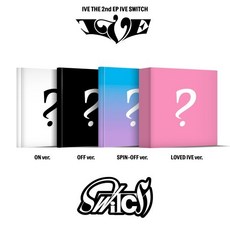 [CD] IVE (아이브) - THE 2nd EP : IVE SWITCH [4종 SET] : ON & OFF & SPIN OFF ver : 포토북 + 포토카...