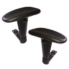  2x 사무실 의자 팔걸이 교체 회전 조정 가능한 팔 의자용 액세서리 