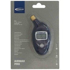 SCHWALBE Airmax Pro 電子數位式胎壓計, 最大 11 bar / 160 psi, 精度 0.01 bar / 0.1 psi, 1個