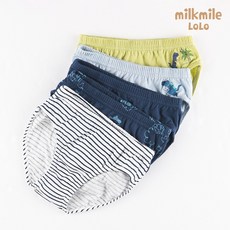 [밀크마일로로] 다이노프렌즈남아삼각팬티5종세트
