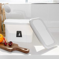 비스토어 가정용 음식물 쓰레기통 싱크대 걸이형, 1개, 화이트
