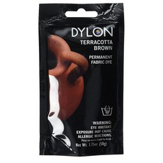 Dylon 다이론 패브릭 섬유 염색약 Terracotta Brown 50g