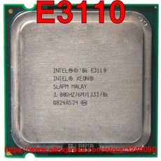오리지널 인텔 CPU 제온 프로세서 E3110 3.00GHz/6M/1333MHz 듀얼 코어 소켓 775 E8400 과 동일한 빠른 배송
