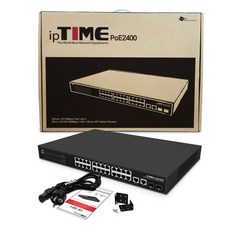 YJ_93409 + 스위칭허브 스위치허브24포트 +TWON#+ 스위칭 허브 ipTIME PoE2400 24포트 24포트스위치허브 스위치허브24포트 스위칭허브, 투앤쿠팡 본상품선택_abc
