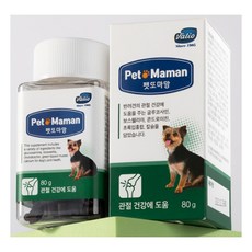 PET MAMAN 펫또마망 강아지 관절 보스웰리아 초록입홍합 펠릿제형 80g 1박스, 기본 - 펫또마망