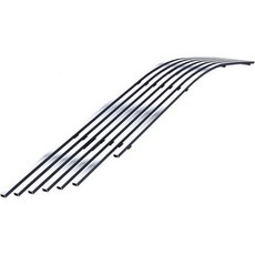 APS Compatible with Chevy Impala 2014-2020 Lower Bumper Chrome Billet Front Grill Grille Insert C6, Aluminum, 1개
