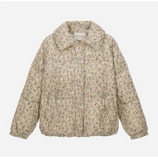 [써스데이아일랜드](T248MDJ241W)잔꽃 블루종 다운점퍼