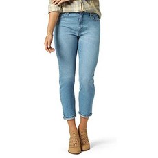 Riders by Lee Indigo Womens Heritage High Rise Relaxed Fit Skinny Ankle Jean, Antique Indigo_18, Antique Indigo