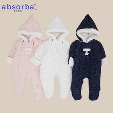 [압소바]패딩 별나염 우주복 [아기 양말 증정]