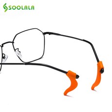 Soolala 6 짝/몫 선글라스 안경 실리콘 안티 슬립 귀 후크 템플 홀더 스포츠 키즈 안경 액세서리 anti-slip