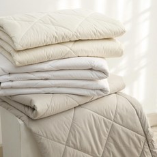 메리노 호주산 양모 60수 다운프루프 패드 화이트 SS 1개 플로라