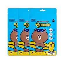 맑은누리 썸머패치 뽀로로 핑크퐁 베베핀 캐치티니핑 포켓몬 모기접근방지패치, 3개