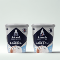 아스토니쉬 숨은때 클리너 2개 350g+ 350g 텀블러 세정 커피포트 보온병 세척제 발포형 가루세제, 1+1 (350g+350g), 350g