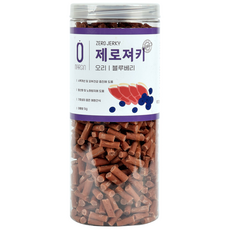 제로랩스 강아지 제로 져키 1kg, 오리+블루베리혼합맛, 1개