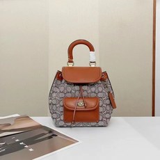 LYB 미니 향기로운 브레이크 백팩 패션과 인기있는 조커 리치 패턴 여성 가방 카우보이 배낭