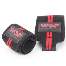 WSF Red Line Wrist Wraps 레드라인 리스트랩 손목보호대, 1개