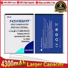 4300mAh EB494358VU 삼성 갤럭시 에이스 배터리 S6802 B750 i569 i579 i69 S5660 S5670 S5830I S5838 S60, 한개옵션0