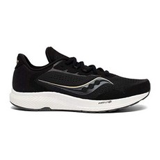 Saucony Women 's Freedom 4 러닝화 블랙 / 일몰 7.5