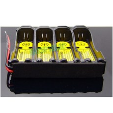 호환 1S4P 3.7V 18650 배터리 홀더 보관함 케이스 4 슬롯 충전 리튬 이온 PCM 보호 회로 기판 DIY 전원 컨테이너